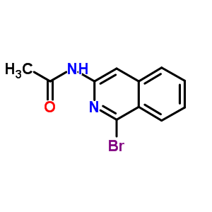 Acetamide,n-(1-bromo-3-isoquinolinyl)- Structure,91062-66-7Structure