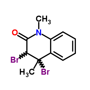 3,4-Dibromo-1,4-dimethyl-3h-quinolin-2-one Structure,91066-08-9Structure