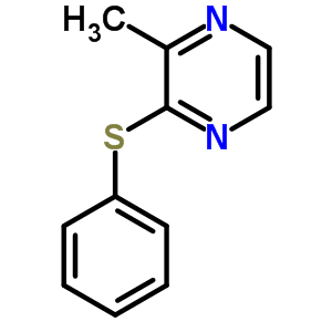 Pyrazine,2-methyl-3-(phenylthio)- Structure,91091-02-0Structure