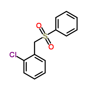 Benzene,1-chloro-2-[(phenylsulfonyl)methyl]- Structure,91110-67-7Structure