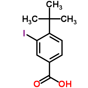 4-Tert-butyl-3-iodobenzoic acid Structure,91131-72-5Structure