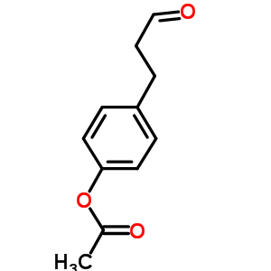 4-(Acetyloxy)benzenepropanal Structure,91143-05-4Structure