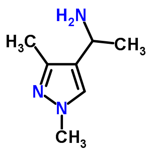 1-(1,3-Dimethyl-1H-pyrazol-4-yl)ethanamine Structure,911788-36-8Structure