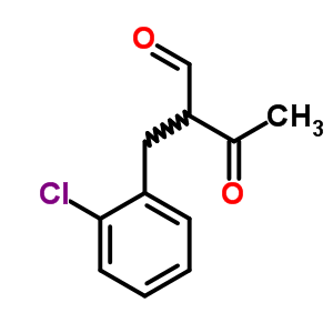 2-[(2-Chlorophenyl)methyl]-3-oxo-butanal Structure,91193-13-4Structure