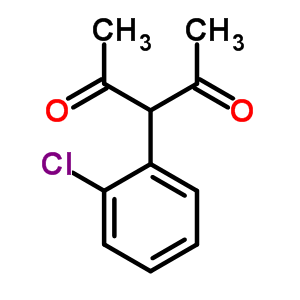 2,4-Pentanedione,3-(2-chlorophenyl)- Structure,91193-18-9Structure