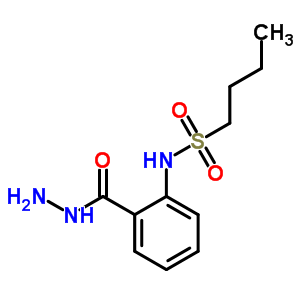 N-[2-(hydrazinecarbonyl)phenyl]butane-1-sulfonamide Structure,91194-41-1Structure