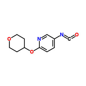 2-(Tetrahydropyran-4-yloxy)pyridin-5-yl isocyanate Structure,912569-54-1Structure