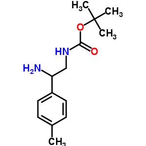 (2-Amino-2-p-tolyl-ethyl)-carbamic acid tert-butyl ester hydrochloride Structure,912762-91-5Structure