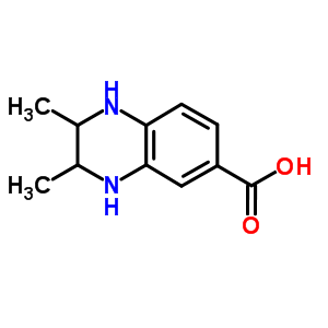 2,3-Dimethyl-1,2,3,4-tetrahydro-quinoxaline-6-carboxylic acid Structure,912763-19-0Structure