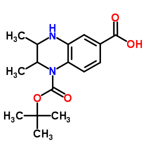 2,3-Dimethyl-3,4-dihydro-2H-quinoxaline-1,6-dicarboxylic acid 1-tert-butyl ester Structure,912763-35-0Structure