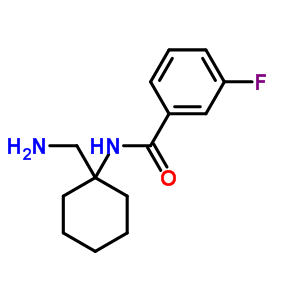 N-(1-aminomethyl-cyclohexyl)-3-fluoro-benzamide Structure,912770-93-5Structure