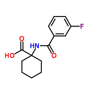 1-(3-Fluoro-benzoylamino)-cyclohexanecarboxylic acid Structure,912771-16-5Structure