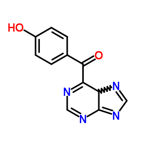 Methanone,(4-hydroxyphenyl)-9h-purin-6-yl- Structure,91330-62-0Structure