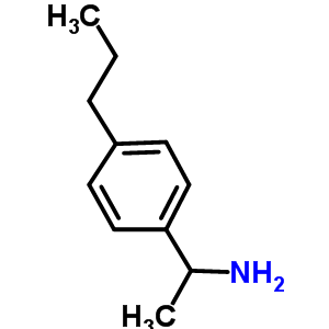 1-(4-Propylphenyl)ethanamine Structure,91339-01-4Structure