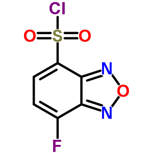 4-(Chlorosulfonyl)-7-fluoro-2,1,3-benzoxadiazole Structure,91366-64-2Structure