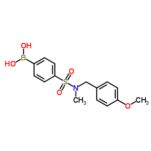 4-(N-methyl-n-(4-methoxybenzyl)sulfamoyl)phenylboronic acid Structure,913835-54-8Structure