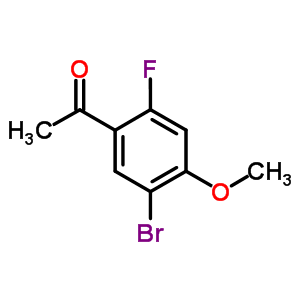 1-(5-Bromo-2-fluoro-4-methoxy-phenyl)-ethanone Structure,914221-54-8Structure