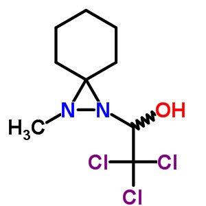 1,2-Diazaspiro[2.5]octane-1-methanol,2-methyl-a-(trichloromethyl)- Structure,91425-61-5Structure