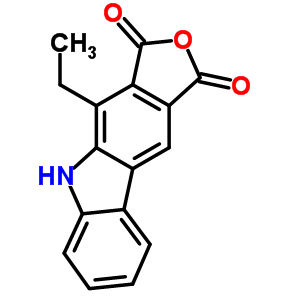 1H-furo[3,4-b]carbazole-1,3(5h)-dione, 4-ethyl- Structure,91544-96-6Structure