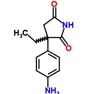 3-(4-Aminophenyl)-3-ethyl-2,5-pyrrolidinedione Structure,91567-07-6Structure