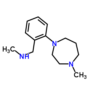 2-(Hexahydro-4-methyl-1h-1,4-diazepin-1-yl)-n-methyl-benzenemethanamine Structure,915707-57-2Structure