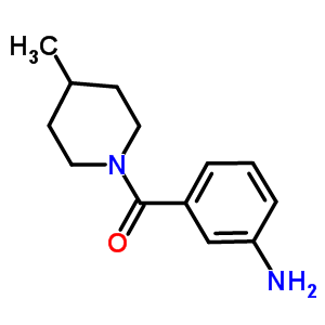 (3-Aminophenyl)(4-methyl-1-piperidinyl)methanone Structure,915908-51-9Structure