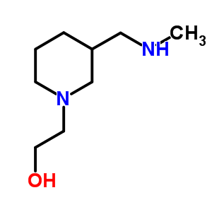 2-{3-[(Methylamino)methyl]piperidin-1-yl}ethanol Structure,915919-93-6Structure