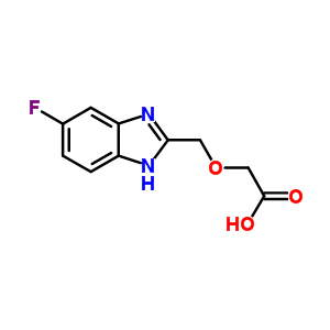 [(5-Fluoro-1H-benzimidazol-2-yl)methoxy]acetic acid Structure,915920-11-5Structure