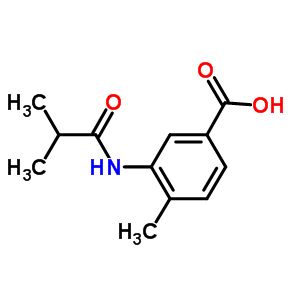 3-(Isobutyrylamino)-4-methylbenzoic acid Structure,915921-46-9Structure