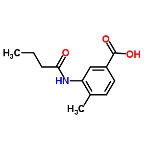 3-(Butyrylamino)-4-methylbenzoic acid Structure,915921-48-1Structure