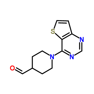 1-(Thieno[3,2-d]pyrimidin-4-yl)piperidine-4-carboxaldehyde Structure,916766-91-1Structure