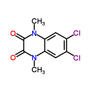 6,7-Dichloro-1,4-dimethyl-quinoxaline-2,3-dione Structure,91687-39-7Structure