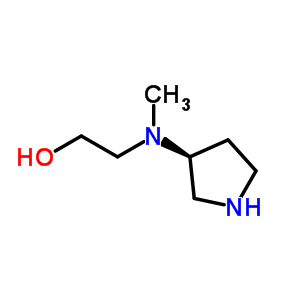 2-[Methyl-(3r)-3-pyrrolidinylamino]-ethanol Structure,917357-86-9Structure