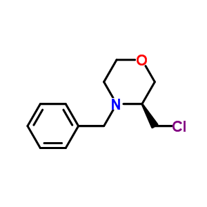 (S)-4-芐基-3-氯甲基嗎啉結構式_917572-28-2結構式