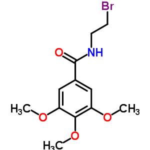 N-(beta-bromoethyl)-3,4,5-trimethoxybenzamide Structure,91802-17-4Structure