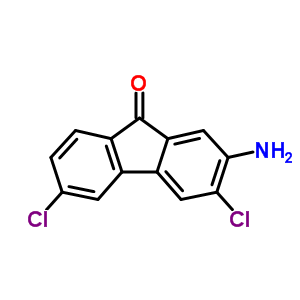 9H-fluoren-9-one,2-amino-3,6-dichloro- Structure,91821-95-3Structure