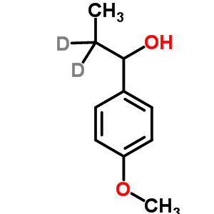 rac-1-(4’-Methoxyphenyl)propanol-d2 Structure,91889-40-6Structure