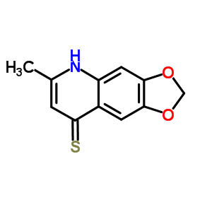 6-Methyl[1,3]dioxolo[4,5-g]quinolin-8-yl hydrosulfide Structure,91918-89-7Structure