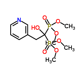 Tetramethyl [1-hydroxy-2-(3-pyridinyl)-1,1-ethanediyl]bis(phosphonate) Structure,919355-29-6Structure