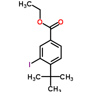 4-叔丁基-3-碘苯甲酸乙酯結(jié)構(gòu)式_92039-18-4結(jié)構(gòu)式