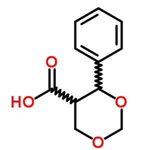 4-Phenyl-1,3-dioxane-5-carboxylic acid Structure,92057-56-2Structure