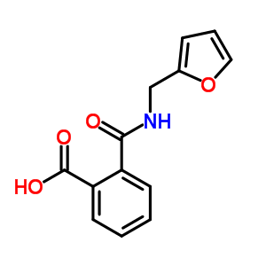 Benzoic acid,2-[[(2-furanylmethyl)amino]carbonyl]- Structure,92059-44-4Structure