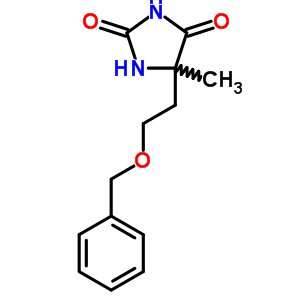 5-Methyl-5-(2-phenylmethoxyethyl)imidazolidine-2,4-dione Structure,92108-69-5Structure