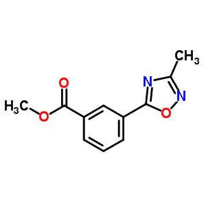 Methyl 3-(3-methyl-1,2,4-oxadiazol-5-yl)benzoate Structure,921938-57-0Structure