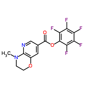 Pentafluorophenyl 4-methyl-3,4-dihydro-2h-pyrido[3,2-b][1,4]oxazine-7-carboxylate Structure,921938-83-2Structure