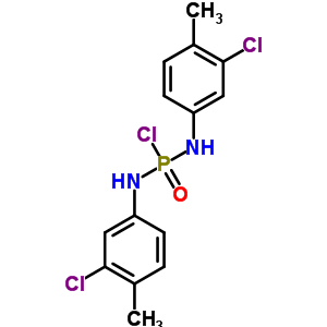 3-Chloro-n-[chloro-[(3-chloro-4-methyl-phenyl)amino]phosphoryl]-4-methyl-aniline Structure,92253-66-2Structure