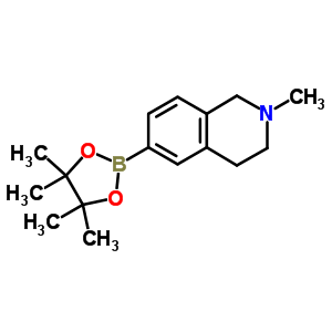 1,2,3,4-Tetrahydro-2-methyl-6-(4,4,5,5-tetramethyl-1,3,2-dioxaborolan-2-yl)-isoquinoline Structure,922718-57-8Structure