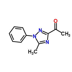 1-(5-Methyl-1-phenyl-1h-1,2,4-triazol-3-yl)ethanone Structure,92289-44-6Structure