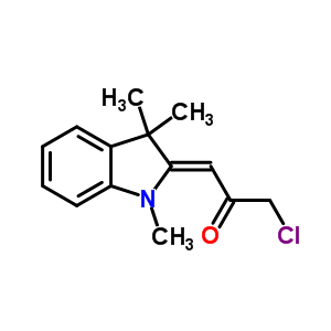 1-Chloro-3-(1,3,3-trimethyl-1,3-dihydro-indol-2-ylidene)-propan-2-one Structure,92297-75-1Structure