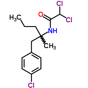 2,2-Dichloro-n-[1-(4-chlorophenyl)-2-methyl-pentan-2-yl]acetamide Structure,92302-43-7Structure